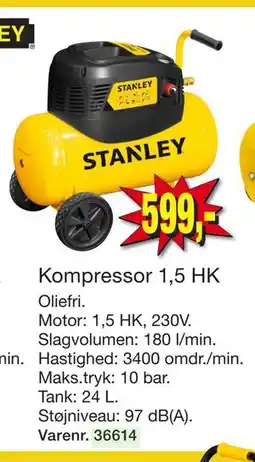 Harald Nyborg Kompressor 1,5 HK tilbud