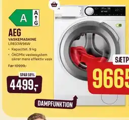 Skousen AEG VASKEMASKINE LR833W96W tilbud
