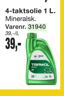 Harald Nyborg Olie 4-taktsolie 1 L tilbud
