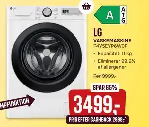 Skousen LG VASKEMASKINE F4Y5EYP6W0F tilbud