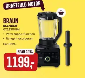 Skousen BRAUN BLENDER 0X22311084 tilbud