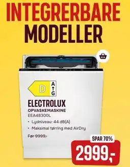 Skousen ELECTROLUX OPVASKEMASKINE EEA48300L tilbud