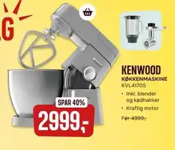 Skousen KENWOOD KØKKENMASKINE KVL4170S tilbud