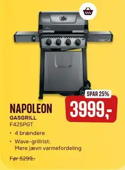 Skousen NAPOLEON GASGRILL F425PGT tilbud