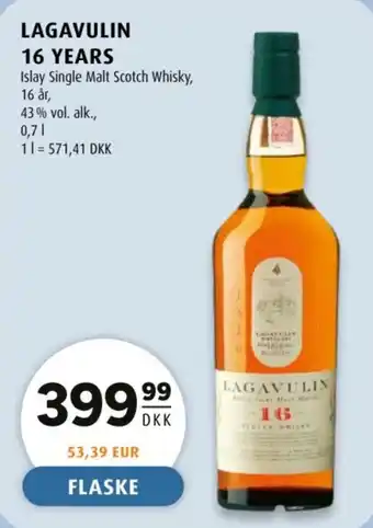 Scandinavian Park Lagavulin 16 years tilbud