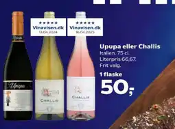 SuperBrugsen Upupa eller Challis tilbud