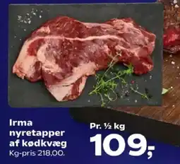 SuperBrugsen Irma nyretapper af kødkvæg tilbud