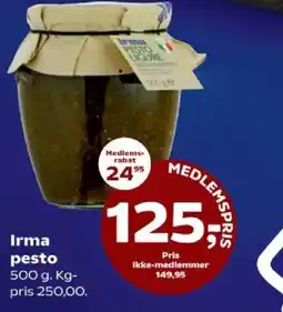 SuperBrugsen Irma pesto tilbud