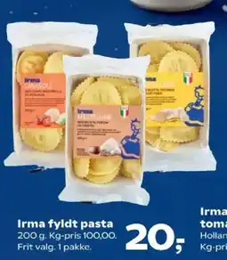 SuperBrugsen Irma fyldt pasta tilbud