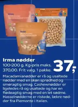 SuperBrugsen Irma nødder tilbud