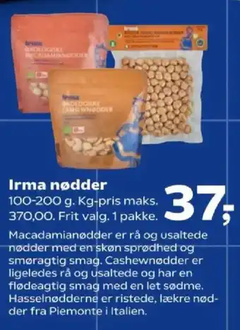 SuperBrugsen Irma nødder tilbud