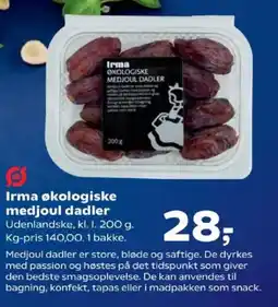 SuperBrugsen Irma økologiske medjoul dadler tilbud