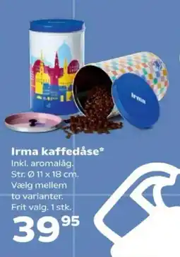 SuperBrugsen Irma kaffedåse* tilbud
