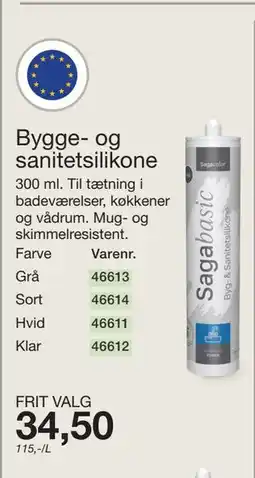 Harald Nyborg Bygge- og sanitetsilikone tilbud