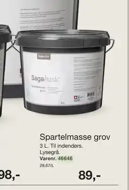 Harald Nyborg Spartelmasse grov tilbud