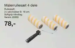 Harald Nyborg Malerrullesæt 4 dele tilbud