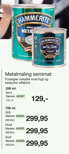 Harald Nyborg Metalmaling semimat tilbud