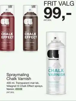 Harald Nyborg Spraymaling Chalk Varnish tilbud