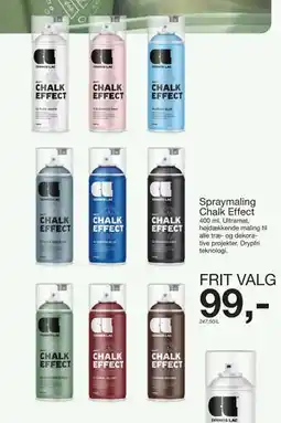 Harald Nyborg Spraymaling Chalk Effect tilbud