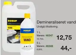 Harald Nyborg Demineraliseret vand tilbud