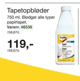 Harald Nyborg Tapetopbløder tilbud