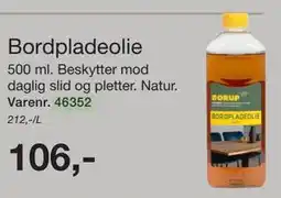 Harald Nyborg Bordpladeolie tilbud