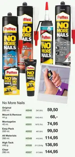 Harald Nyborg No More Nails tilbud