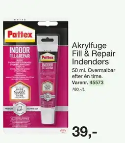 Harald Nyborg Akrylfuge Fill & Repair Indendørs tilbud