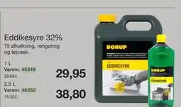 Harald Nyborg Eddikesyre 32% tilbud