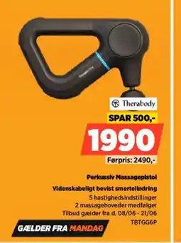 Power Therabody Perkussiv Massagepistol Videnskabeligt bevist smertelindring tilbud