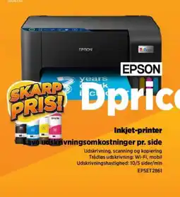 Power Inkjet-printer Lave udskrivningsomkostninger pr. side tilbud