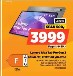 Power Lenovo Idea Tab Pro Gen 2 A besværet, kraftfuld ydeevne tilbud