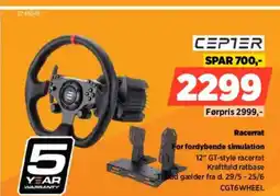 Power CEPTER Racerrat For fordybende simulation tilbud