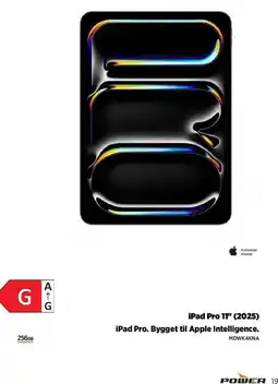 Power iPad Pro 11" (2025) iPad Pro. Bygget til Apple Intelligence. tilbud