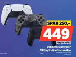 Power Dualsense controller Til PlayStation 5-konsollen tilbud