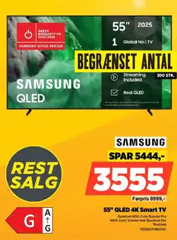 Power SAMSUNG 55" QLED 4K Smart TV tilbud