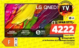 Power LG 4K Smart LED TV a7 Al Processor 4K til overlegen hastighed tilbud