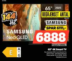 Power Samsung 65" 4k smart tv tilbud