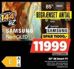 Power SAMSUNG 85" 4K Smart TV tilbud