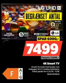 Power LG 4K Smart TV tilbud