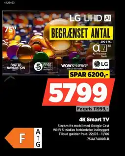 Power LG 4K Smart TV tilbud