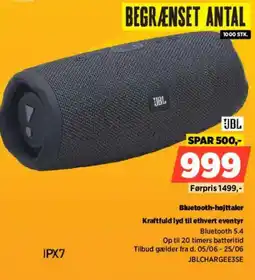 Power JBL Bluetooth-højttaler Kraftfuld lyd til ethvert eventyr tilbud