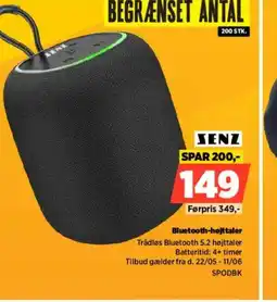 Power SENZ Bluetooth-højttaler tilbud