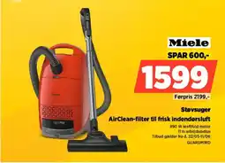 Power Miele Støvsuger AirClean-filter til frisk indendørsluft tilbud