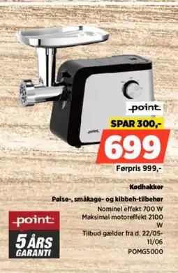 Power Kødhakker Pølse-, småkage- og kibbeh-tilbehør tilbud