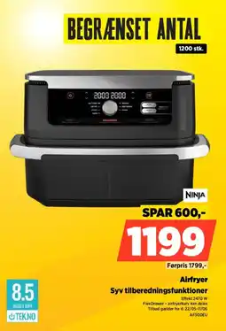 Power NINJA Airfryer Syv tilberedningsfunktioner tilbud