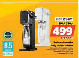 Power Sodastream sodavandsmaskine vælg mellem to farver tilbud