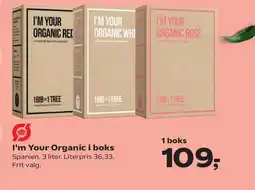 Kvickly I'm Your Organic i boks tilbud