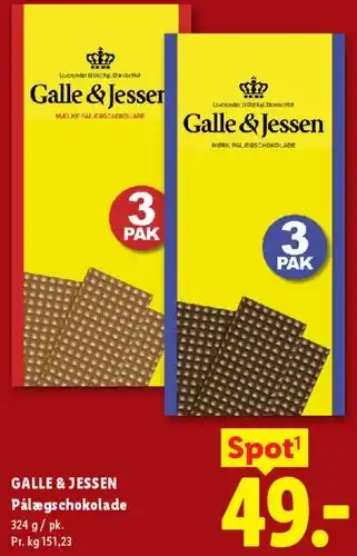 Galle & Jessen Pålægschokolade