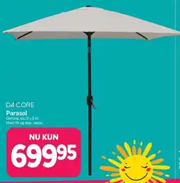 Din Isenkræmmer D4 CORE Parasol tilbud